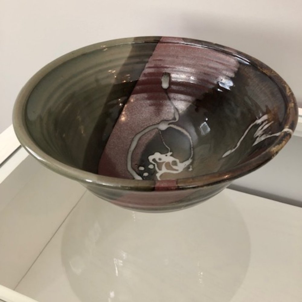Hand Thrown Glazed Bowl